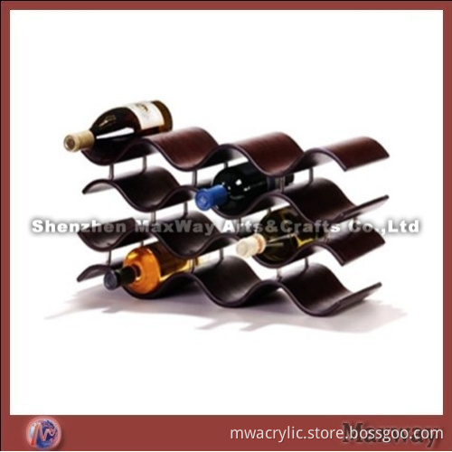 Layered Noble Acrylic Wine/Champagne Display Rack
